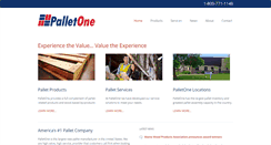 Desktop Screenshot of palletone.com