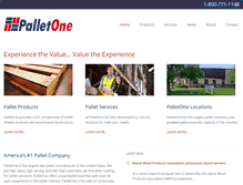 Tablet Screenshot of palletone.com